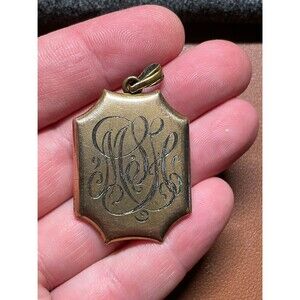 Rare gold filled Victorian locket